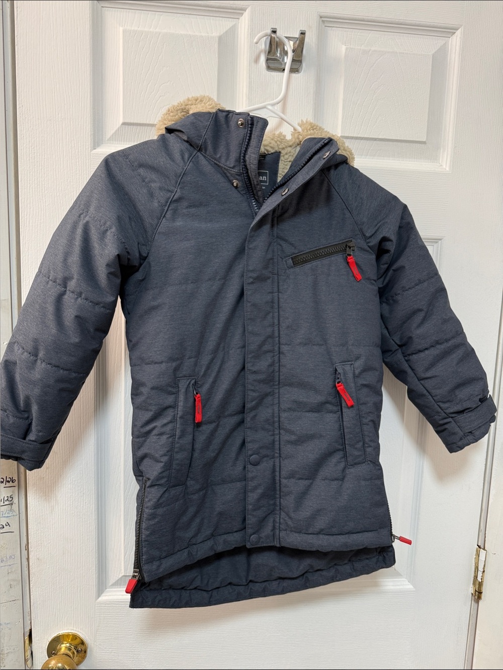 Kids L.L Bean Winter Coat with Sherpa Lining